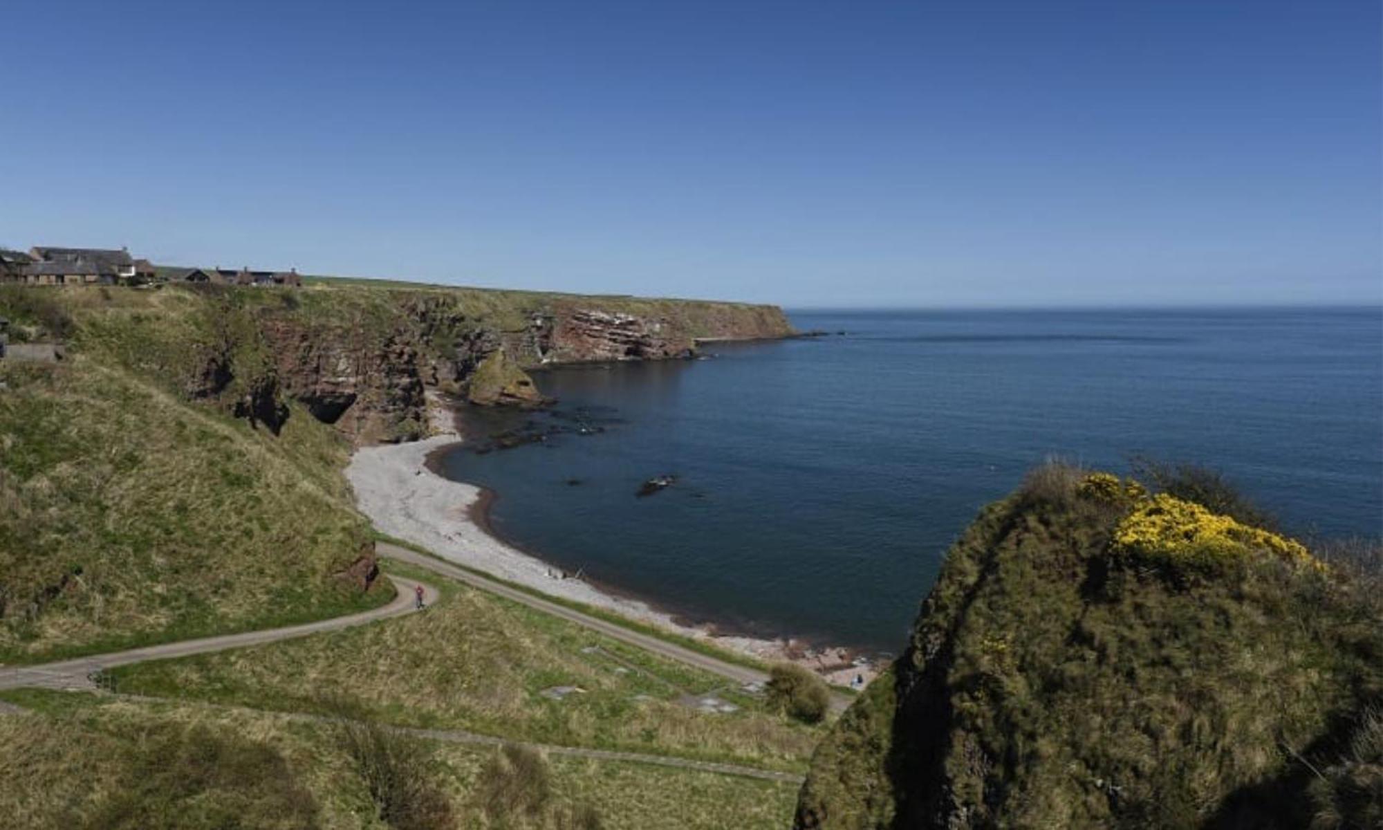 Clifftop Cottage Arbroath Dış mekan fotoğraf